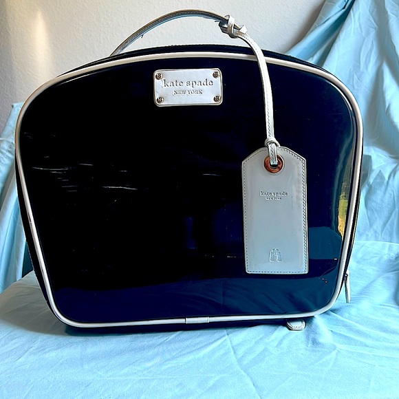 kate spade Bags Kate Spade Patent Leather Carry On Luggage Poshmark